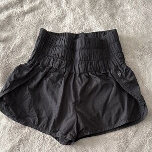 Free People Black Women's High-Waisted Shorts